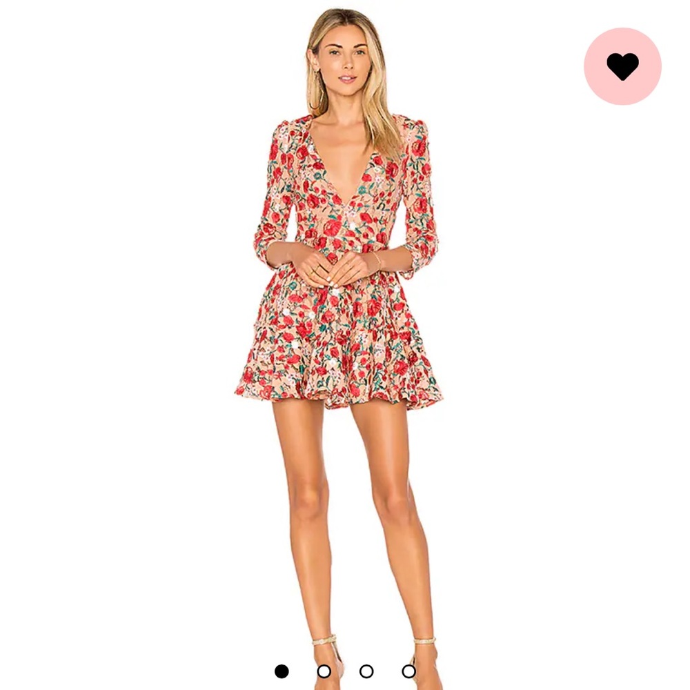 Lover and Friends Vira Dress in Dark Nude
